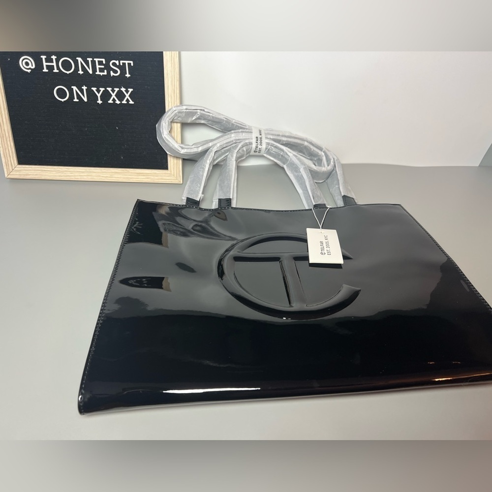 Medium black patent leather Telfar - Picture 6 of 15